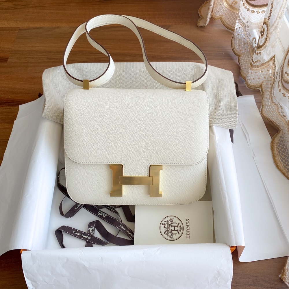💗SOLD💗 Hermes Constance 24 Nata Epsom Ghw